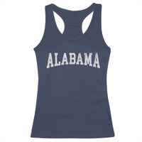Alabama Fan Racerback Tank Top Vintage Bold Sport State Letters AL Game Day