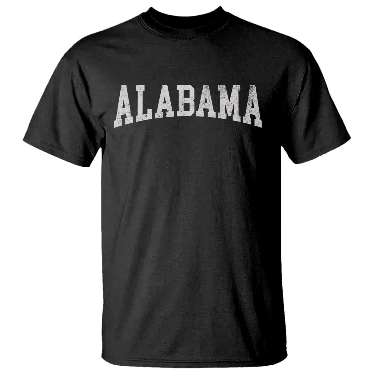 Alabama Fan T Shirt Vintage Bold Sport State Letters AL Game Day