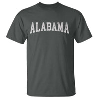Alabama Fan T Shirt Vintage Bold Sport State Letters AL Game Day