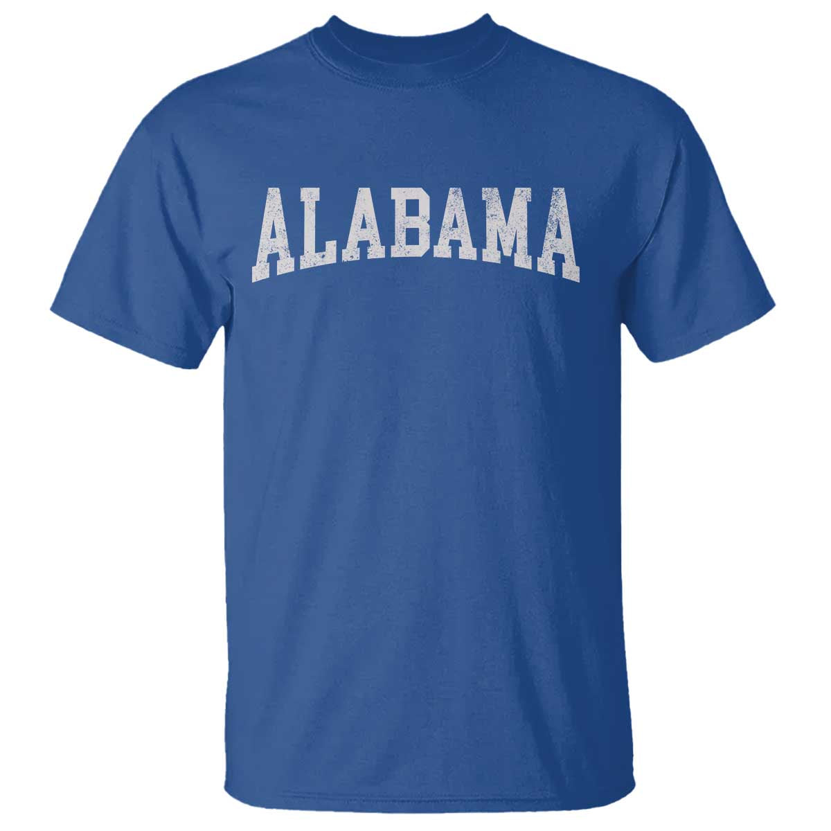 Alabama Fan T Shirt Vintage Bold Sport State Letters AL Game Day