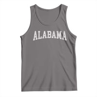 Alabama Fan Tank Top Vintage Bold Sport State Letters AL Game Day
