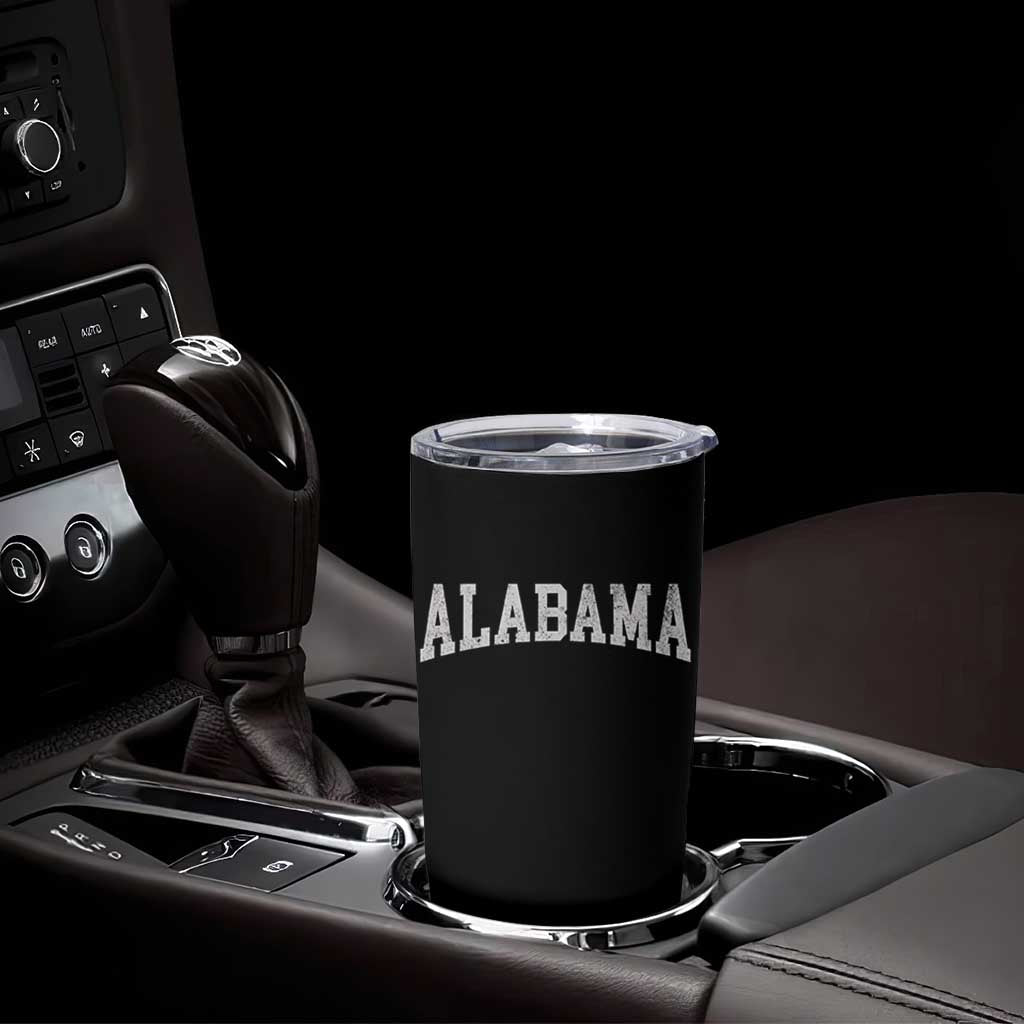 Alabama Fan Tumbler Cup Vintage Bold Sport State Letters AL Game Day