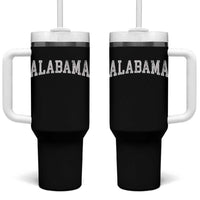 Alabama Fan Tumbler With Handle Vintage Bold Sport State Letters AL Game Day