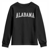 Alabama Fan Youth Sweatshirt Vintage Bold Sport State Letters AL Game Day