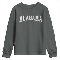 Alabama Fan Youth Sweatshirt Vintage Bold Sport State Letters AL Game Day
