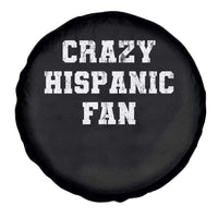 Crazy Hispanic Fan Spare Tire Cover Funny Basketball Latino Pride