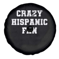 Crazy Hispanic Fan Spare Tire Cover Funny Basketball Latino Pride