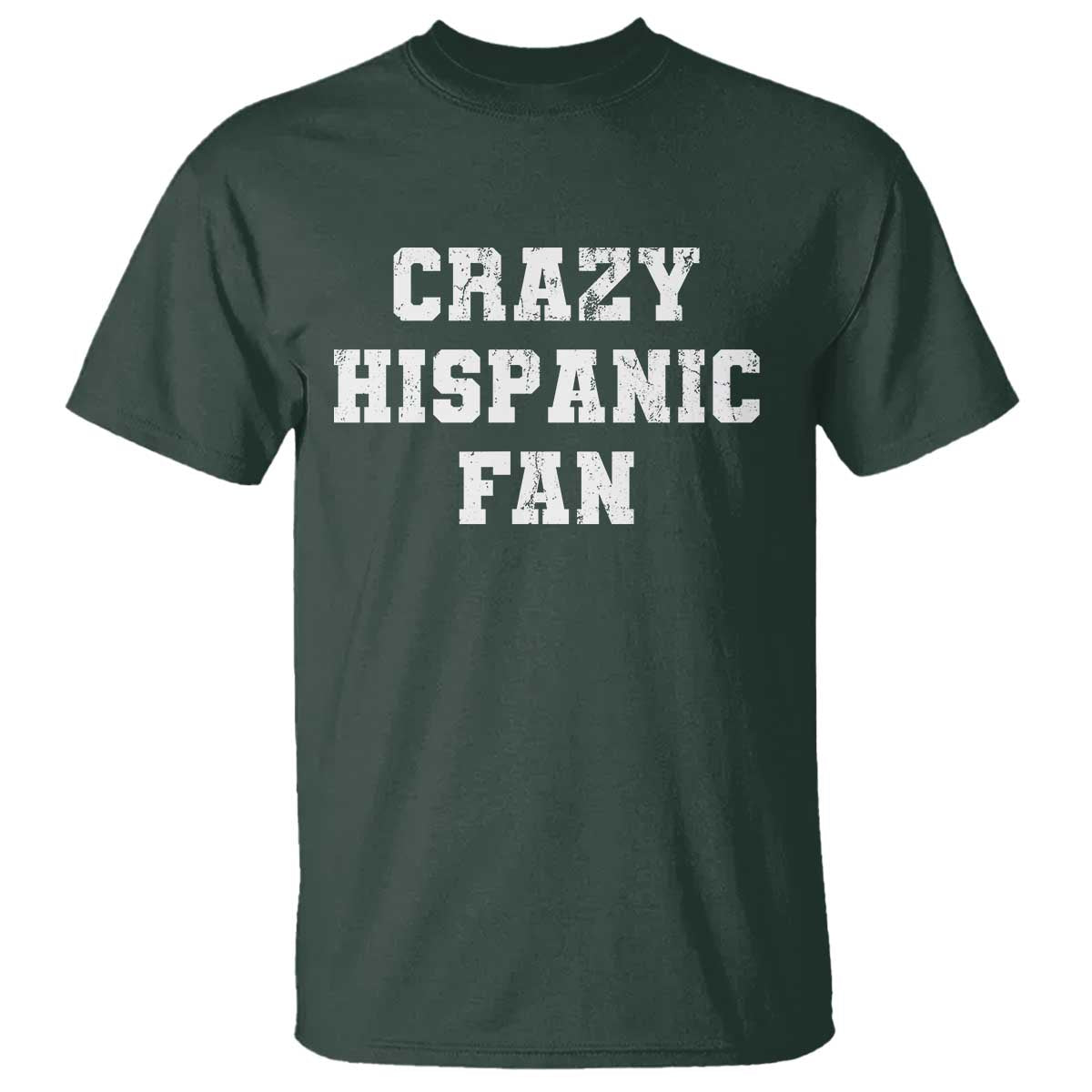 Crazy Hispanic Fan T Shirt Funny Basketball Latino Pride