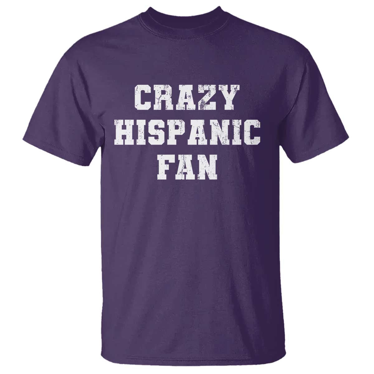 Crazy Hispanic Fan T Shirt Funny Basketball Latino Pride