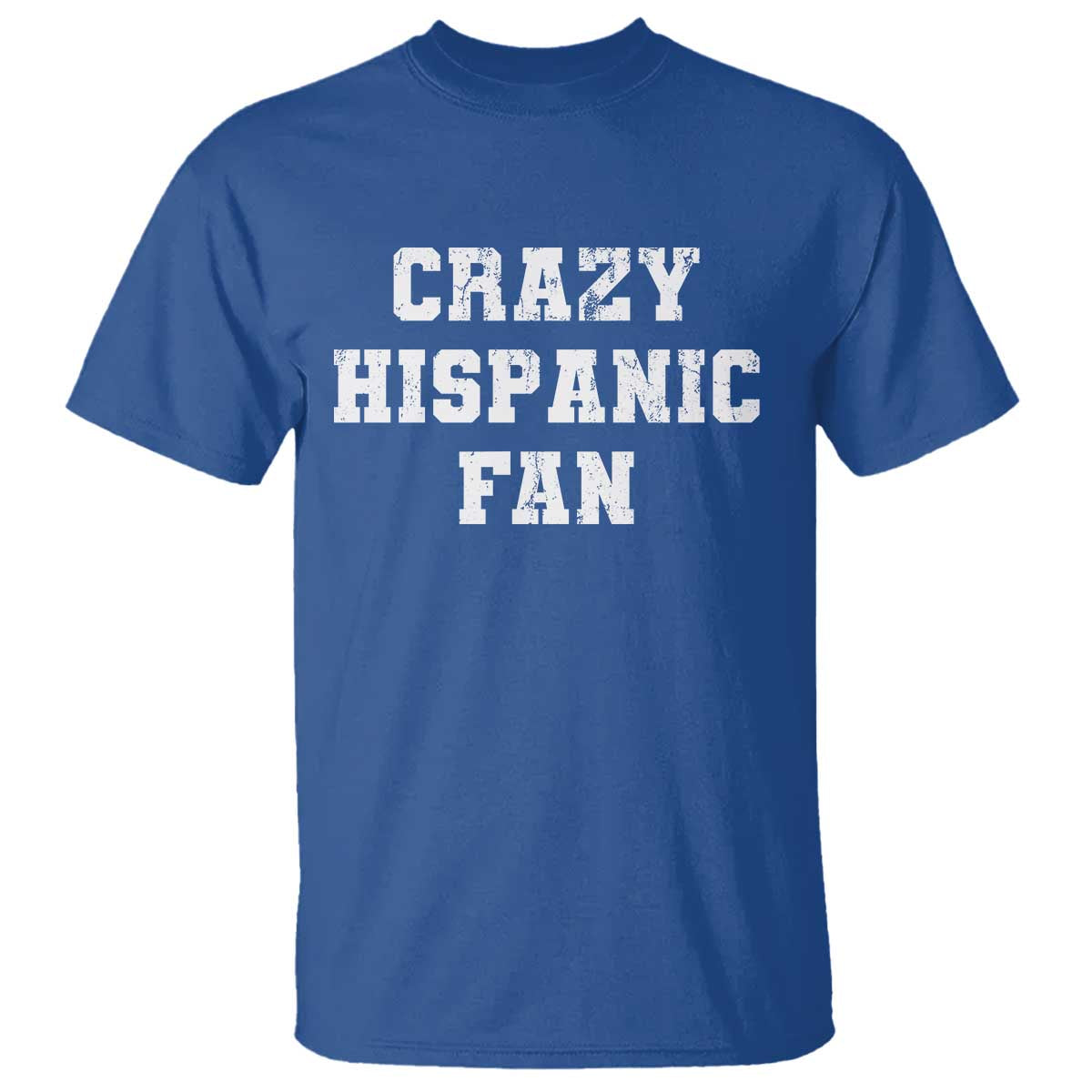 Crazy Hispanic Fan T Shirt Funny Basketball Latino Pride
