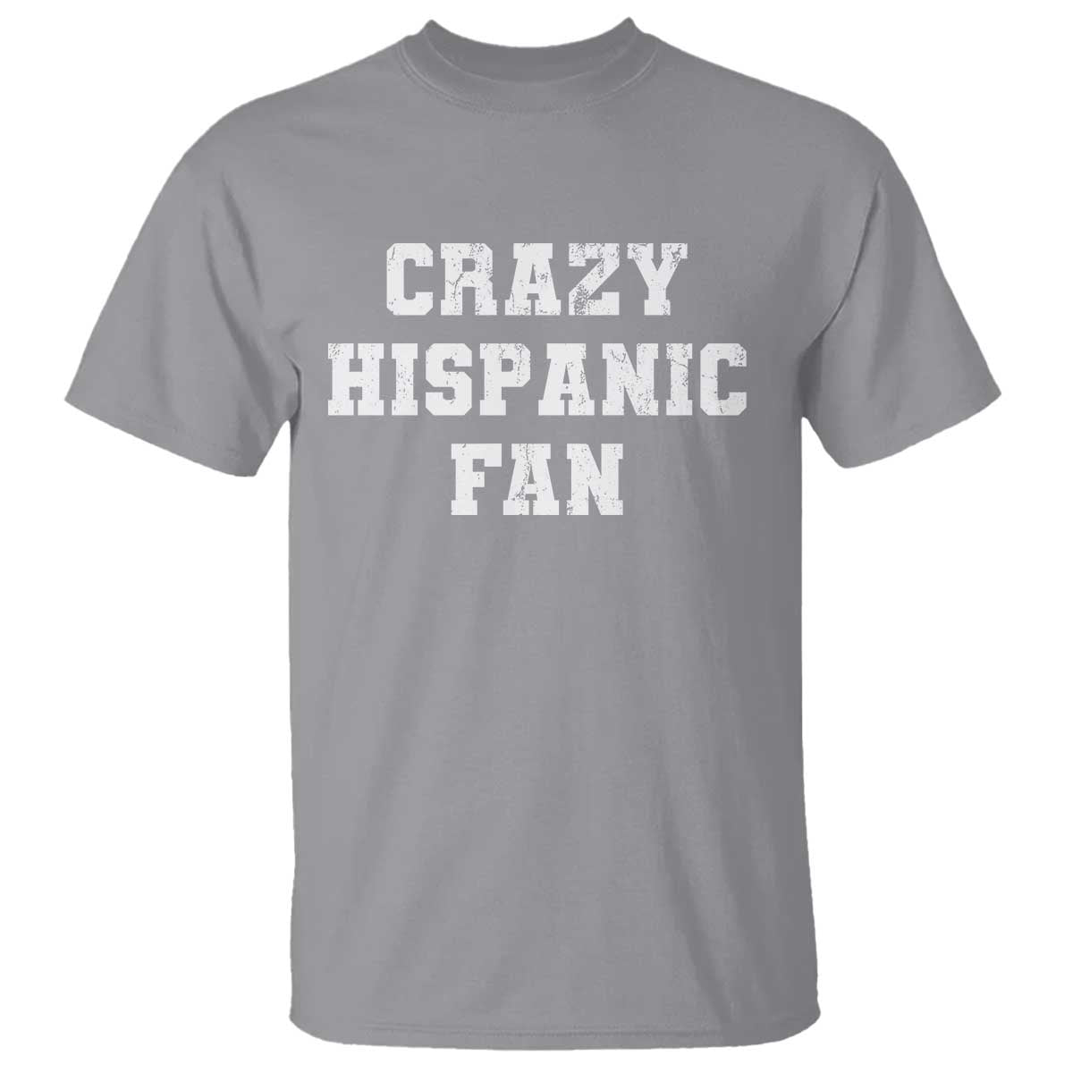 Crazy Hispanic Fan T Shirt Funny Basketball Latino Pride