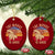 Funny The Moose Is Loose Ceramic Ornament Moose Lover Retro Vintage - Wonder Print Shop