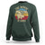 Funny Moose Lover Sweatshirt The Moose Is Loose Retro Vintage - Wonder Print Shop