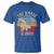 Funny Moose Lover T Shirt The Moose Is Loose Retro Vintage - Wonder Print Shop
