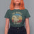 Funny Moose Lover T Shirt For Women The Moose Is Loose Retro Vintage - Wonder Print Shop