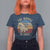 Funny Moose Lover T Shirt For Women The Moose Is Loose Retro Vintage - Wonder Print Shop