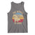 Funny The Moose Is Loose Tank Top Moose Lover Retro Vintage - Wonder Print Shop