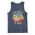Funny The Moose Is Loose Tank Top Moose Lover Retro Vintage - Wonder Print Shop
