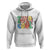 Second Birthday Hoodie Two Cool Gift 2 Years Old Retro Groovy - Wonder Print Shop
