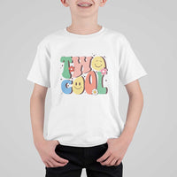 Second Birthday T Shirt For Kid Two Cool Gift 2 Years Old Retro Groovy - Wonder Print Shop
