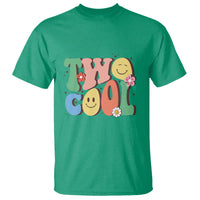 Second Birthday T Shirt Two Cool Gift 2 Years Old Retro Groovy - Wonder Print Shop
