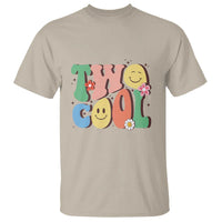 Second Birthday T Shirt Two Cool Gift 2 Years Old Retro Groovy - Wonder Print Shop