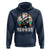 Cat Lover Hoodie Meowdy Funny Howdy Retro Vintage Cowboy Hat - Wonder Print Shop