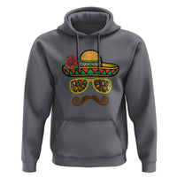 Cinco De Mayo Hoodie Funny Sombrero Face Fiesta Party Mexico Costume - Wonder Print Shop