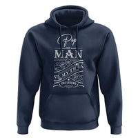Pops The Man The Myth The Legend Hoodie Vintage Father's Day - Wonder Print Shop