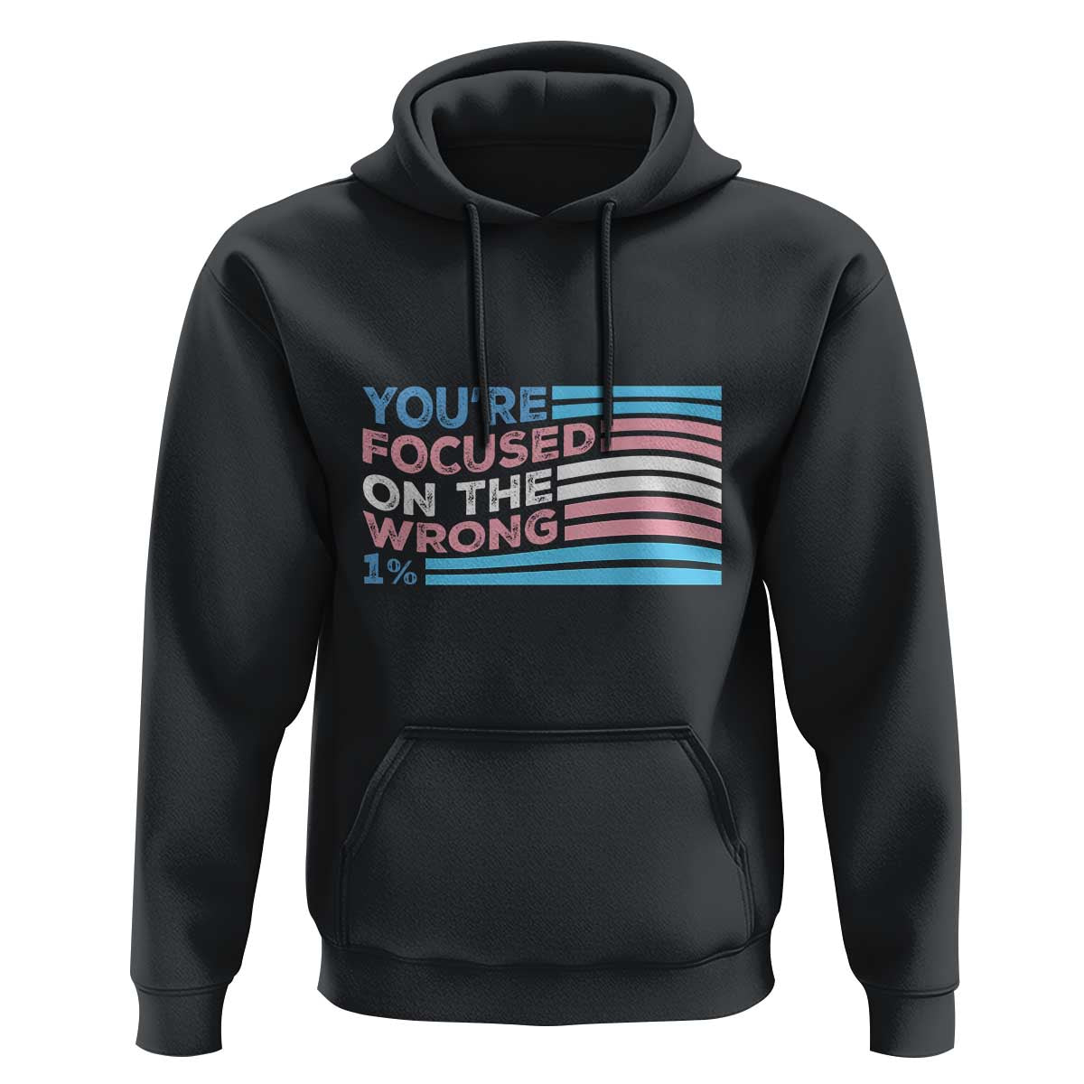 Funny You're Focused On The Wrong 1% Hoodie Bi Transgender LGBT