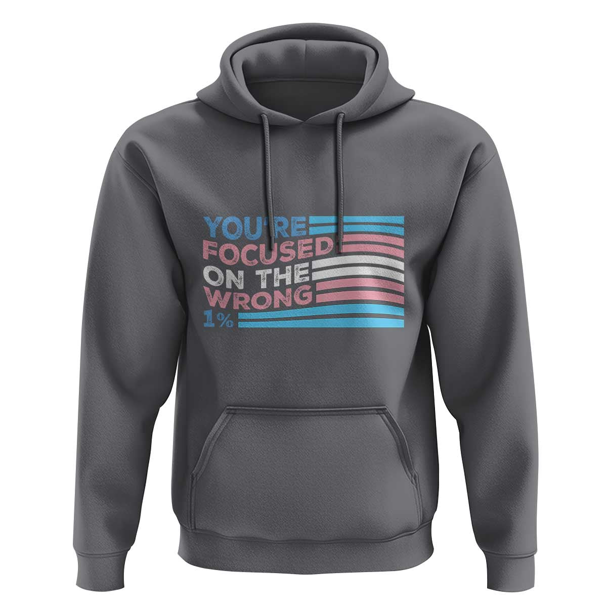 Funny You're Focused On The Wrong 1% Hoodie Bi Transgender LGBT