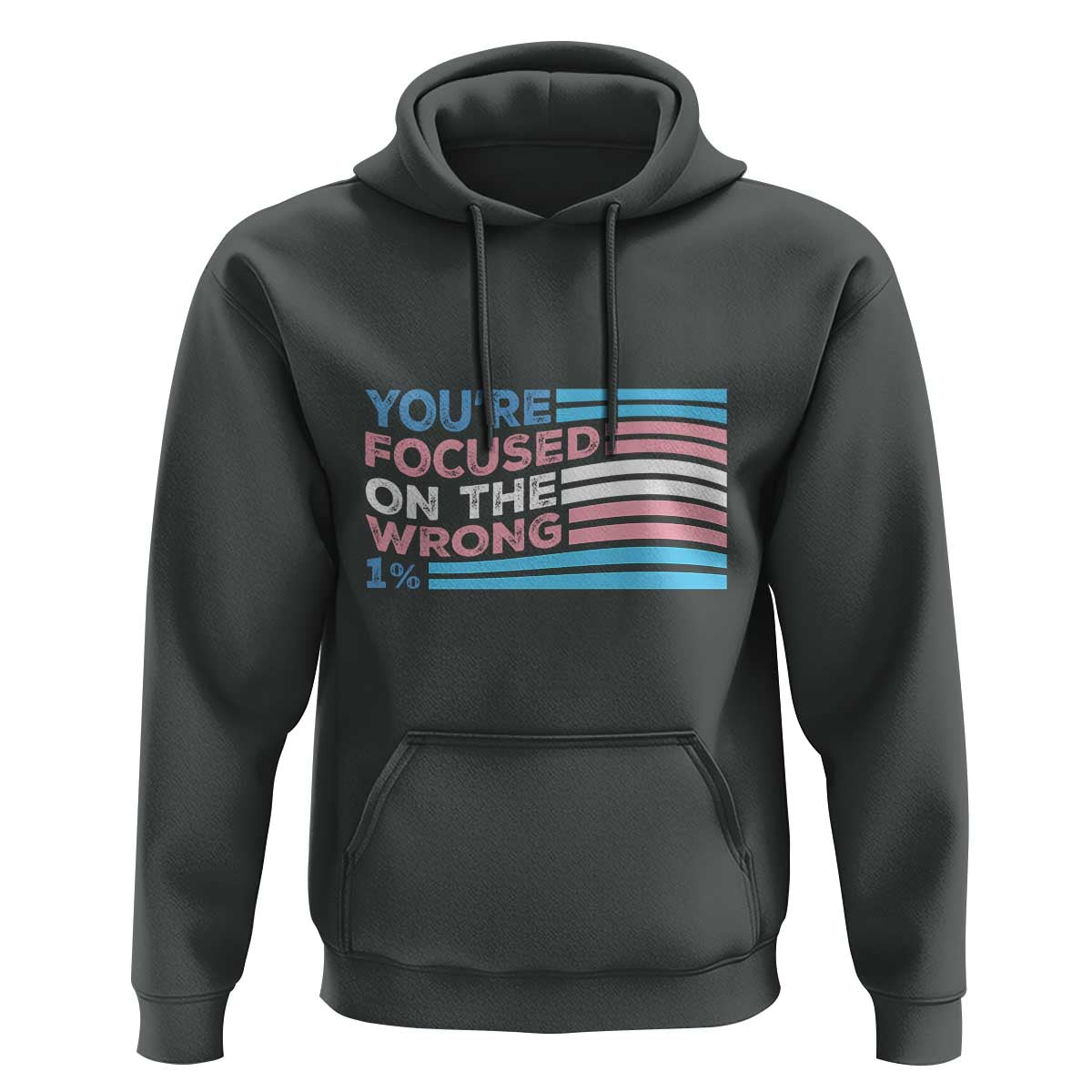 Funny You're Focused On The Wrong 1% Hoodie Bi Transgender LGBT