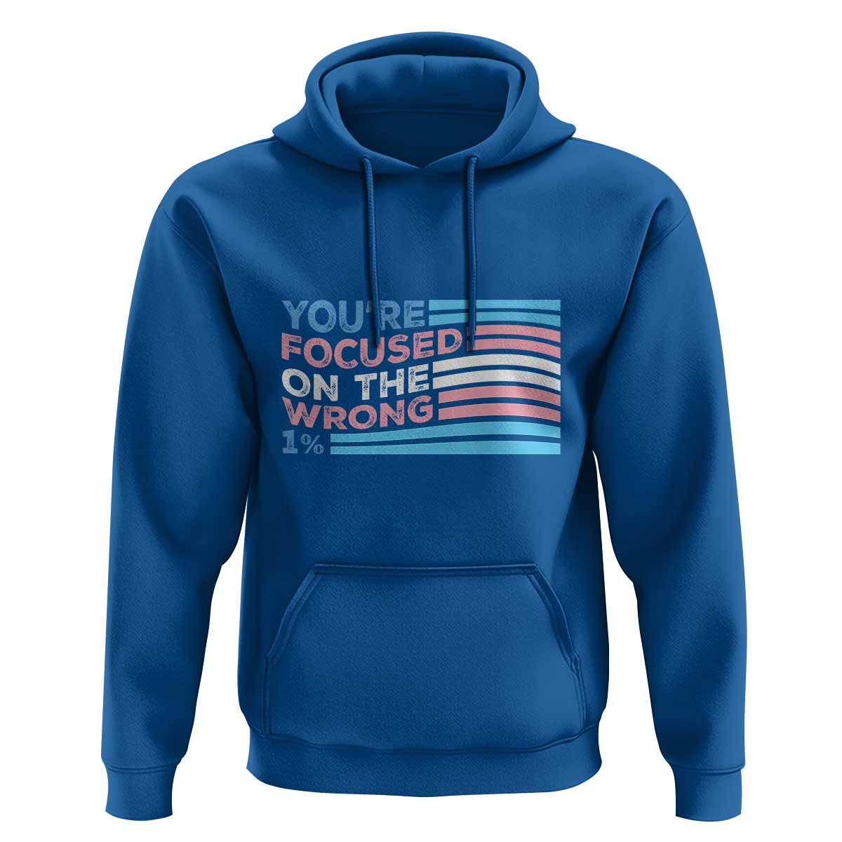 Funny You're Focused On The Wrong 1% Hoodie Bi Transgender LGBT