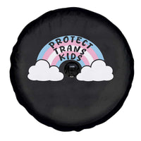 Funny Protect Trans Kids Spare Tire Cover LGBT Pride Rainbow