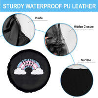 Funny Protect Trans Kids Spare Tire Cover LGBT Pride Rainbow