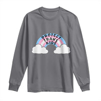 Funny Protect Trans Kids Long Sleeve Shirt LGBT Pride Rainbow