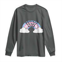 Funny Protect Trans Kids Long Sleeve Shirt LGBT Pride Rainbow