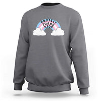 Funny Protect Trans Kids Sweatshirt LGBT Pride Rainbow