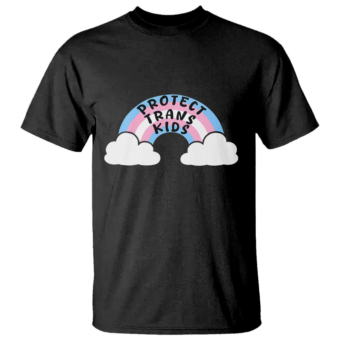 Funny Protect Trans Kids T Shirt LGBT Pride Rainbow