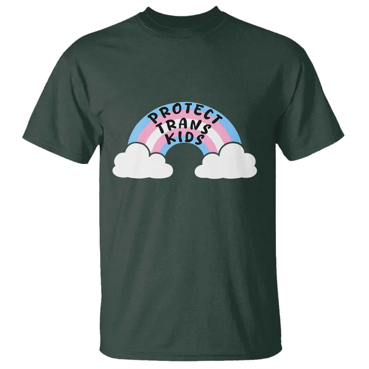 Funny Protect Trans Kids T Shirt LGBT Pride Rainbow