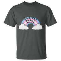 Funny Protect Trans Kids T Shirt LGBT Pride Rainbow