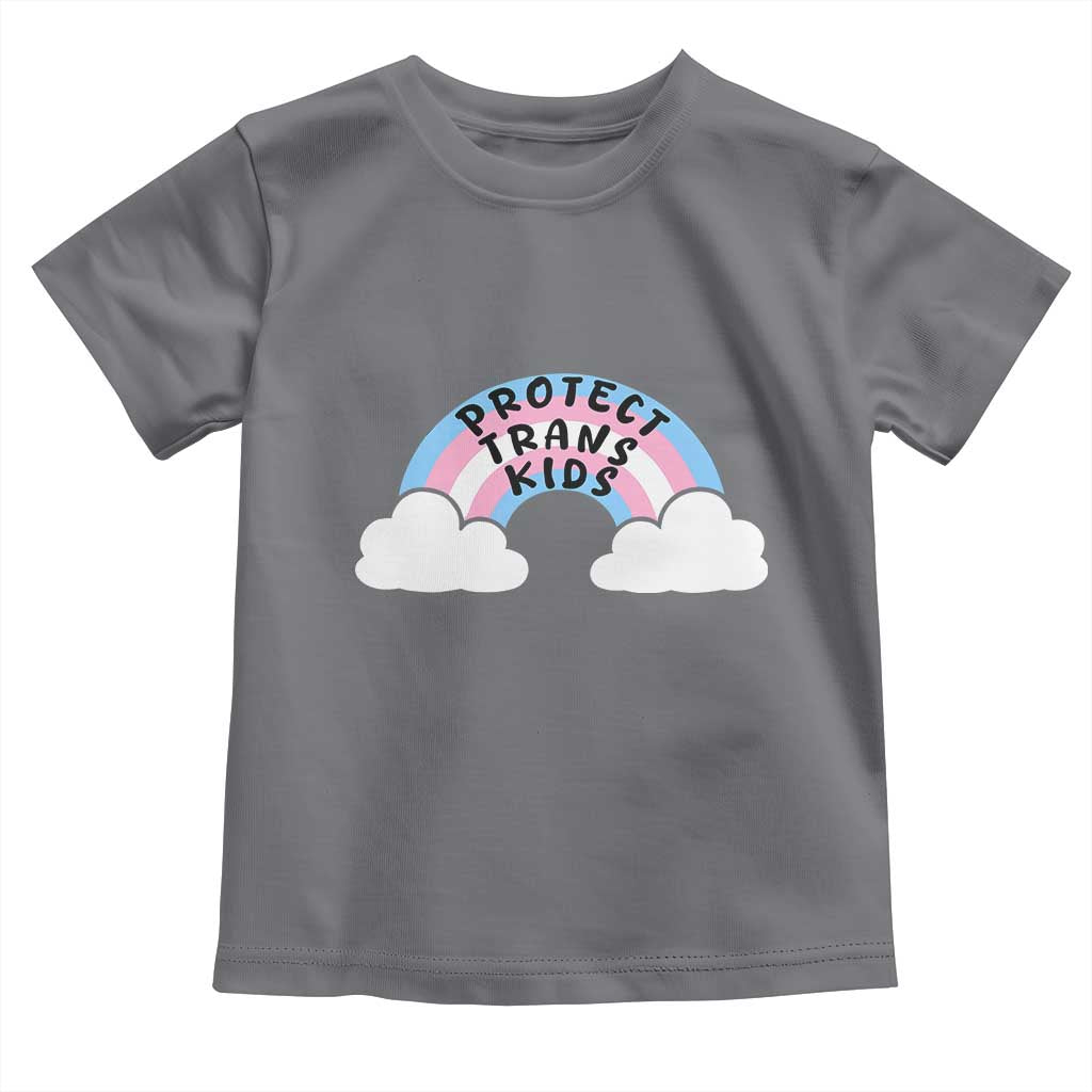 Funny Protect Trans Kids Toddler T Shirt LGBT Pride Rainbow
