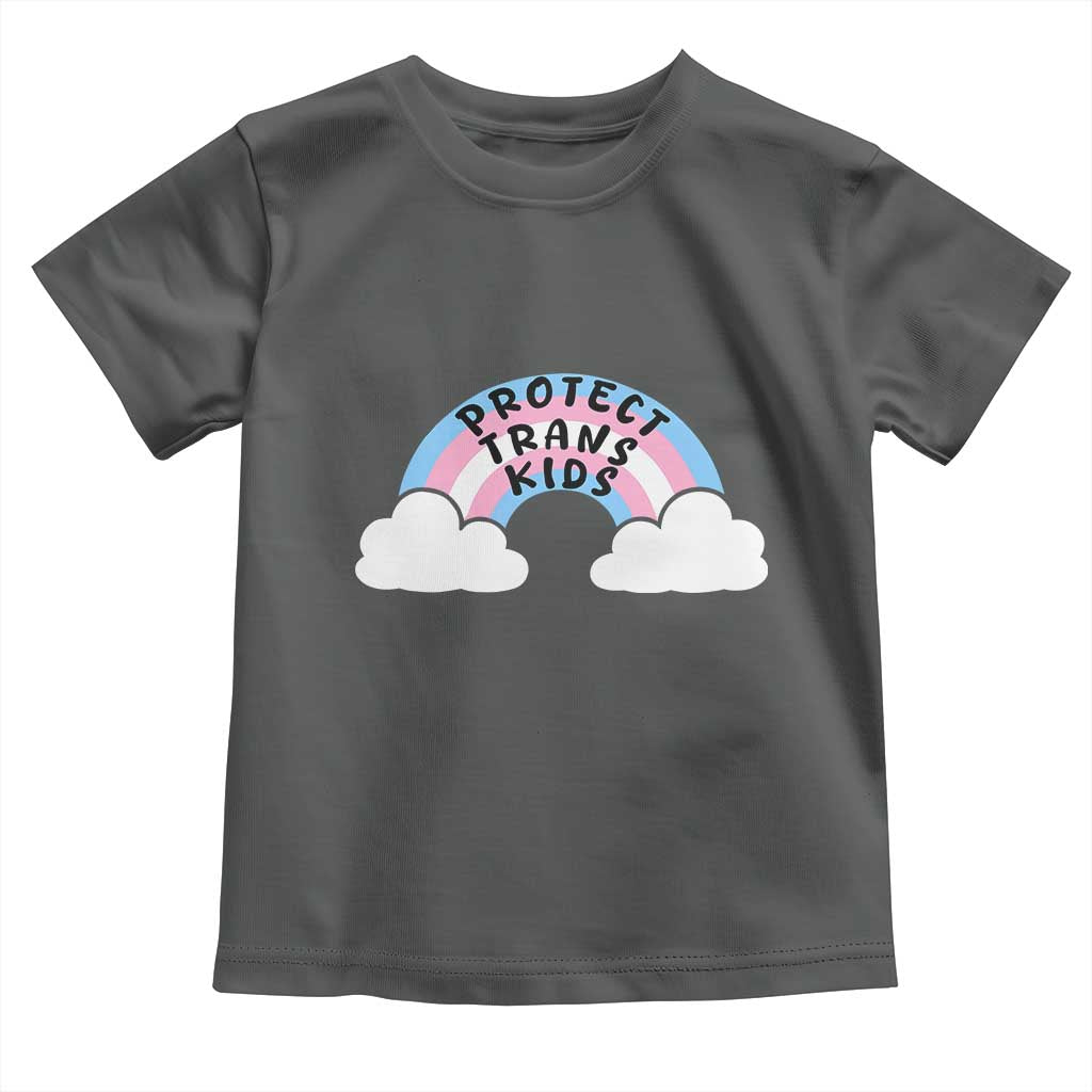 Funny Protect Trans Kids Toddler T Shirt LGBT Pride Rainbow