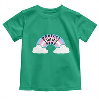 Funny Protect Trans Kids Toddler T Shirt LGBT Pride Rainbow