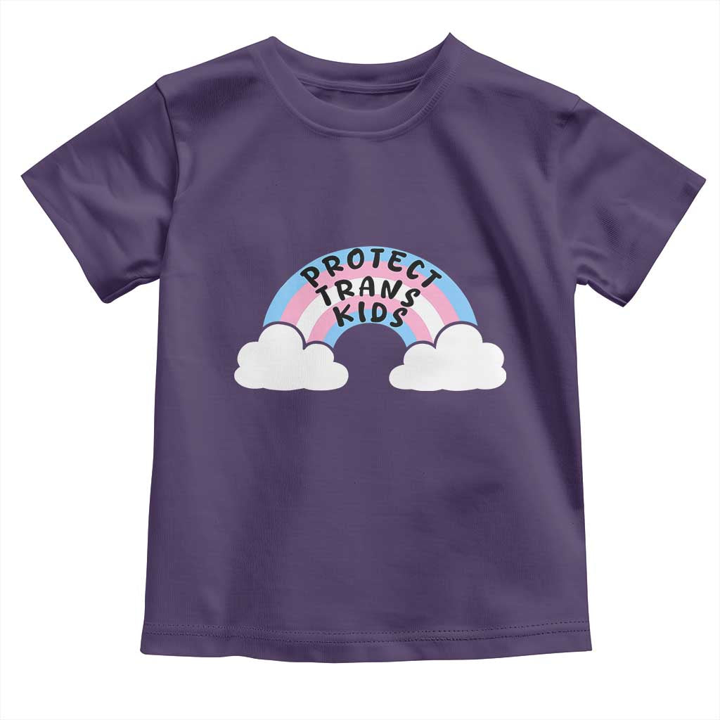 Funny Protect Trans Kids Toddler T Shirt LGBT Pride Rainbow
