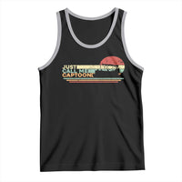 Funny Just Call Me Captoon Tank Top Pontoon Boat Captain