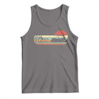 Funny Just Call Me Captoon Tank Top Pontoon Boat Captain