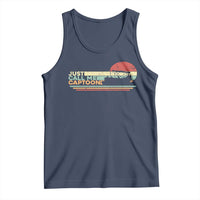 Funny Just Call Me Captoon Tank Top Pontoon Boat Captain