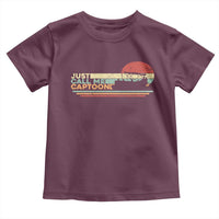 Funny Just Call Me Captoon Toddler T Shirt Pontoon Boat Captain