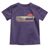 Funny Just Call Me Captoon Toddler T Shirt Pontoon Boat Captain
